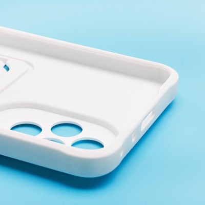 Чехол-накладка для Honor 200 (белый) - SC304 с картхолдером