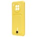 Чехол-накладка для Huawei nova 8i (желтый) - SC304 с картхолдером
