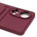 Чехол-накладка для Huawei Nova 9 (бордовый) - SC304 с картхолдером Чехол-накладка для Huawei Nova 9 (бордовый) - SC304 с картхолдером
