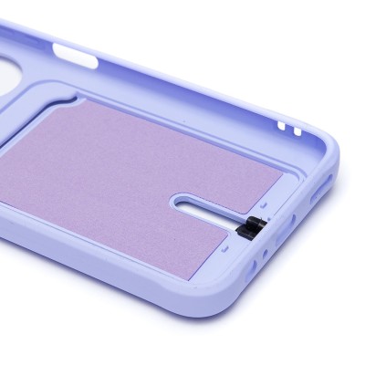 Чехол-накладка для Honor X7b 5G (светло-фиолетовый) - SC304 с картхолдером