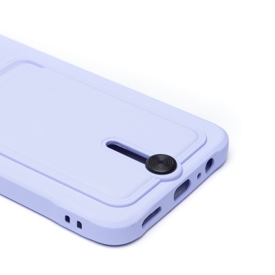 Чехол-накладка для Honor X7b (светло-фиолетовый) - SC304 с картхолдером