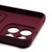 Чехол-накладка для Honor X7c (бордовый) - SC304 с картхолдером