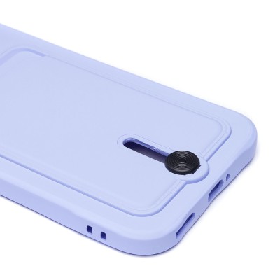 Чехол-накладка для Honor X8b (светло-фиолетовый) - SC304 с картхолдером