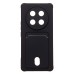 Чехол-накладка для Honor X9c (черный) - SC304 с картхолдером