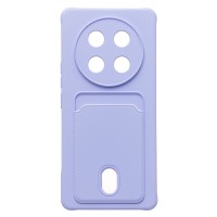 Чехол-накладка для Honor X9c (светло-фиолетовый) - SC304 с картхолдером