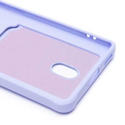 Чехол-накладка для Honor X9c (светло-фиолетовый) - SC304 с картхолдером