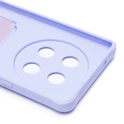 Чехол-накладка для Honor X9c (светло-фиолетовый) - SC304 с картхолдером