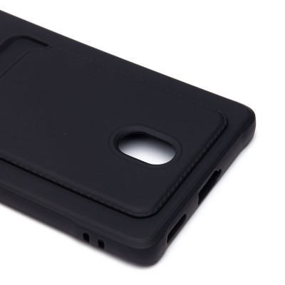 Чехол-накладка для Huawei Honor X9a (черный) - SC304 с картхолдером Чехол-накладка для Huawei Honor X9a (черный) - SC304 с картхолдером