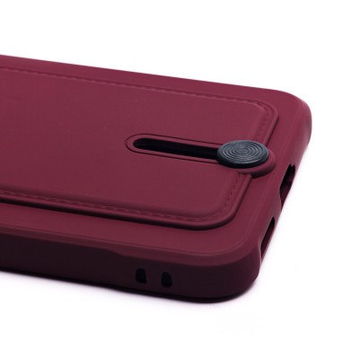 Чехол-накладка для Huawei Mate 60 Pro (бордовый) - SC304 с картхолдером Чехол-накладка для Huawei Mate 60 Pro (бордовый) - SC304 с картхолдером