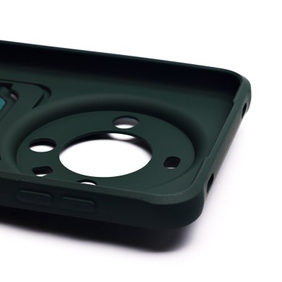 Чехол-накладка для Huawei Mate 60 Pro (темно-зеленый) - SC304 с картхолдером Чехол-накладка для Huawei Mate 60 Pro (темно-зеленый) - SC304 с картхолдером