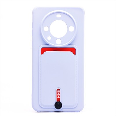 Чехол-накладка для Huawei Mate 60 Pro (светло-фиолетовый) - SC304 с картхолдером