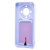 Чехол-накладка для Huawei Mate 60 Pro (светло-фиолетовый) - SC304 с картхолдером Чехол-накладка для Huawei Mate 60 Pro (светло-фиолетовый) - SC304 с картхолдером