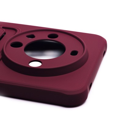 Чехол-накладка для Huawei Mate 60 Pro+ (бордовый) - SC304 с картхолдером Чехол-накладка для Huawei Mate 60 Pro+ (бордовый) - SC304 с картхолдером