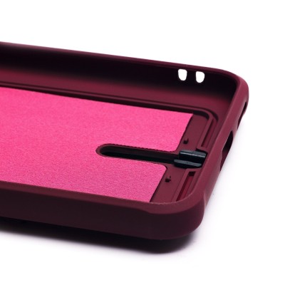 Чехол-накладка для Huawei Mate 60 Pro+ (бордовый) - SC304 с картхолдером Чехол-накладка для Huawei Mate 60 Pro+ (бордовый) - SC304 с картхолдером