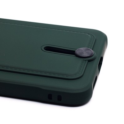 Чехол-накладка для Huawei Mate 60 Pro+ (темно-зеленый) - SC304 с картхолдером Чехол-накладка для Huawei Mate 60 Pro+ (темно-зеленый) - SC304 с картхолдером