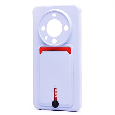 Чехол-накладка для Huawei Mate 60 Pro+ (светло-фиолетовый) - SC304 с картхолдером Чехол-накладка для Huawei Mate 60 Pro+ (светло-фиолетовый) - SC304 с картхолдером