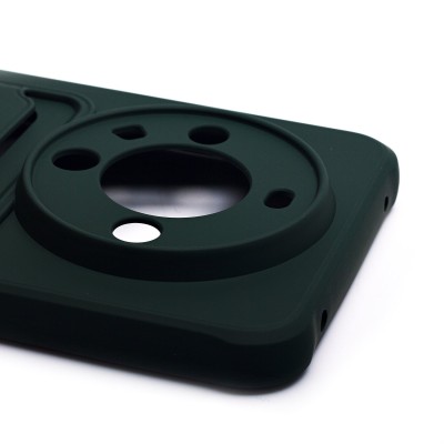 Чехол-накладка для Huawei Mate 60 (темно-зеленый) - SC304 с картхолдером Чехол-накладка для Huawei Mate 60 (темно-зеленый) - SC304 с картхолдером