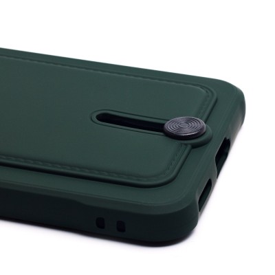 Чехол-накладка для Huawei Mate 60 (темно-зеленый) - SC304 с картхолдером Чехол-накладка для Huawei Mate 60 (темно-зеленый) - SC304 с картхолдером