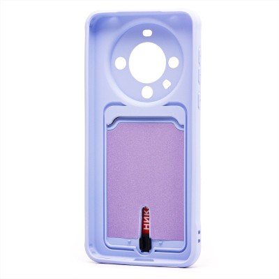 Чехол-накладка для Huawei Mate 60 (светло-фиолетовый) - SC304 с картхолдером Чехол-накладка для Huawei Mate 60 (светло-фиолетовый) - SC304 с картхолдером