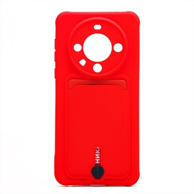 Чехол-накладка для Huawei Mate 60 (красный) - SC304 с картхолдером