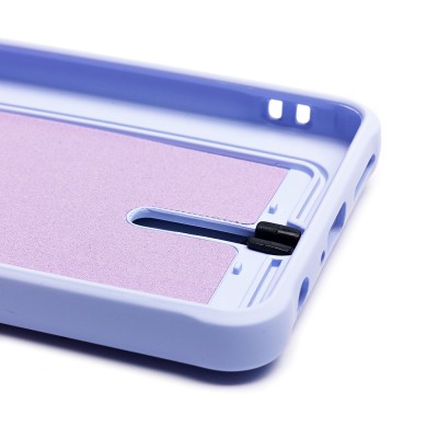 Чехол-накладка для Infinix Hot 40 Pro (светло-фиолетовый) - SC304 с картхолдером