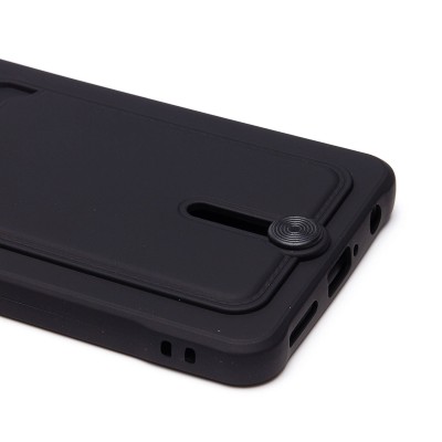 Чехол-накладка для Infinix Hot 40 (черный) - SC304 с картхолдером Чехол-накладка для Infinix Hot 40 (черный) - SC304 с картхолдером