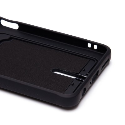 Чехол-накладка для Infinix Hot 40 (черный) - SC304 с картхолдером Чехол-накладка для Infinix Hot 40 (черный) - SC304 с картхолдером