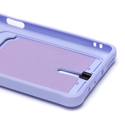 Чехол-накладка для Infinix Hot 40 (светло-фиолетовый) - SC304 с картхолдером