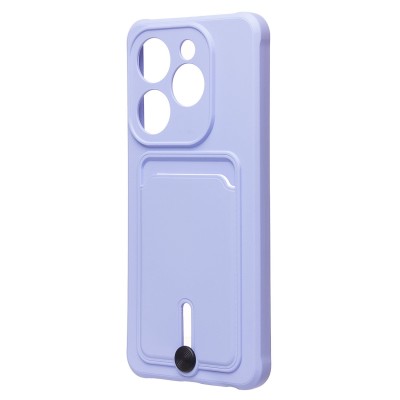 Чехол-накладка для Infinix Hot 40i (светло-фиолетовый) - SC304 с картхолдером Чехол-накладка для Infinix Hot 40i (светло-фиолетовый) - SC304 с картхолдером