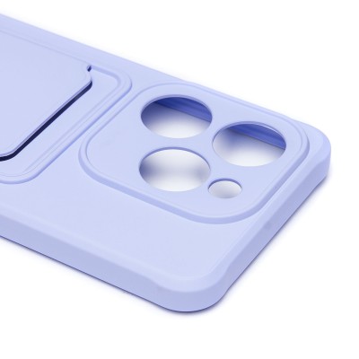 Чехол-накладка для Infinix Hot 40i (светло-фиолетовый) - SC304 с картхолдером Чехол-накладка для Infinix Hot 40i (светло-фиолетовый) - SC304 с картхолдером