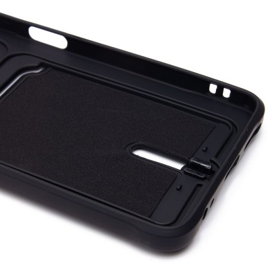 Чехол-накладка для Infinix Hot 50 4G (черный) - SC304 с картхолдером Чехол-накладка для Infinix Hot 50 4G (черный) - SC304 с картхолдером