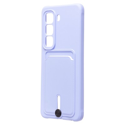 Чехол-накладка для Infinix Hot 50 4G (светло-фиолетовый) - SC304 с картхолдером Чехол-накладка для Infinix Hot 50 4G (светло-фиолетовый) - SC304 с картхолдером