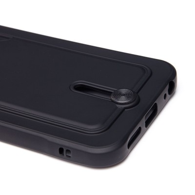 Чехол-накладка для Infinix Hot 50i (черный) - SC304 с картхолдером