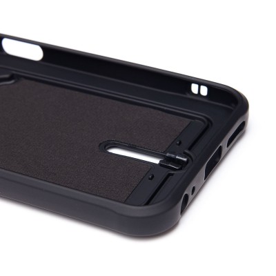 Чехол-накладка для Infinix Hot 50i (черный) - SC304 с картхолдером