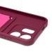 Чехол-накладка для Infinix Hot 50i (бордовый) - SC304 с картхолдером