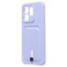 Чехол-накладка для Infinix Hot 50i (светло-фиолетовый) - SC304 с картхолдером
