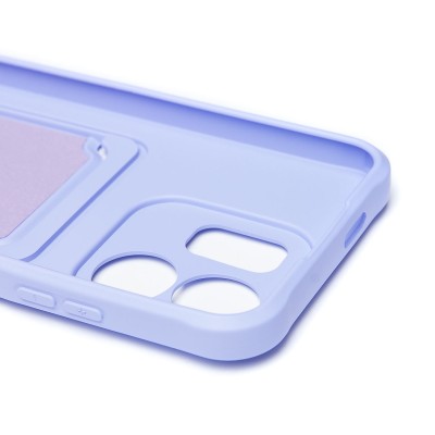 Чехол-накладка для Infinix Hot 50i (светло-фиолетовый) - SC304 с картхолдером