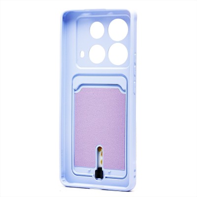 Чехол-накладка для Infinix Note 40 5G (светло-фиолетовый) - SC304 с картхолдером Чехол-накладка для Infinix Note 40 5G (светло-фиолетовый) - SC304 с картхолдером