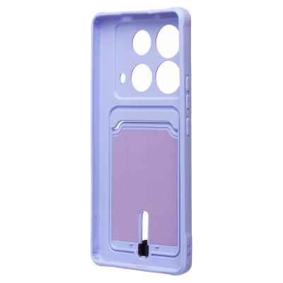 Чехол-накладка для Infinix Note 40 (светло-фиолетовый) - SC304 с картхолдером Чехол-накладка для Infinix Note 40 (светло-фиолетовый) - SC304 с картхолдером