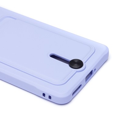 Чехол-накладка для Infinix Note 40 (светло-фиолетовый) - SC304 с картхолдером Чехол-накладка для Infinix Note 40 (светло-фиолетовый) - SC304 с картхолдером