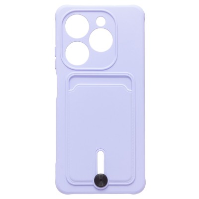 Чехол-накладка для Infinix Smart 8 (светло-фиолетовый) - SC304 с картхолдером Чехол-накладка для Infinix Smart 8 (светло-фиолетовый) - SC304 с картхолдером