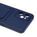 Чехол-накладка для OPPO realme C35 (темно-синий) - SC304 с картхолдером