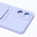 Чехол-накладка для OPPO realme C35 (темно-фиолетовый) - SC304 с картхолдером