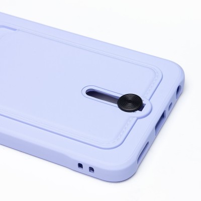 Чехол-накладка для OPPO realme C35 (темно-фиолетовый) - SC304 с картхолдером