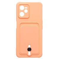Чехол-накладка для OPPO realme C35 (розовый) - SC304 с картхолдером