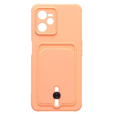 Чехол-накладка для OPPO realme C35 (розовый) - SC304 с картхолдером Чехол-накладка для OPPO realme C35 (розовый) - SC304 с картхолдером