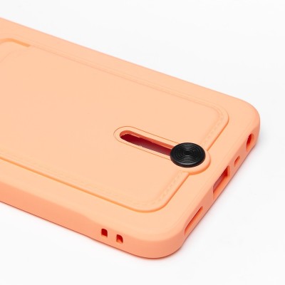 Чехол-накладка для OPPO realme C35 (розовый) - SC304 с картхолдером