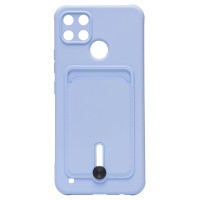 Чехол-накладка для Realme C21Y/C25Y (светло-фиолетовый) - SC304 с картхолдером Чехол-накладка для Realme C21Y/C25Y (светло-фиолетовый) - SC304 с картхолдером