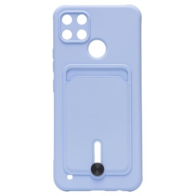 Чехол-накладка для Realme C21Y/C25Y (светло-фиолетовый) - SC304 с картхолдером