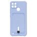Чехол-накладка для Realme C21Y/C25Y (светло-фиолетовый) - SC304 с картхолдером